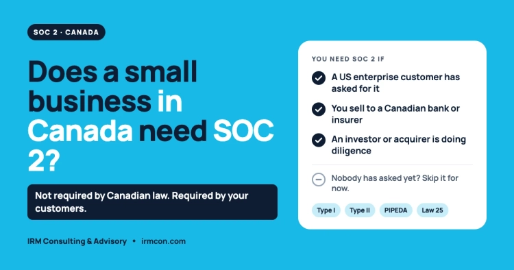 Does a Small Business in Canada Need SOC 2?
