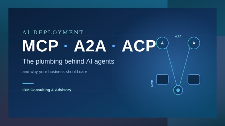 MCP, A2A, and ACP: The Plumbing Behind AI Agents
